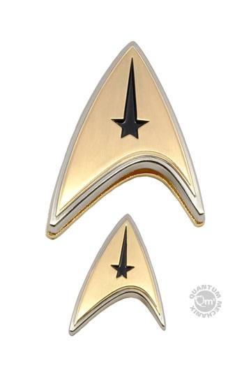 Star Trek Discovery Starfleet Command Gold tone Badge//Metal Pin
