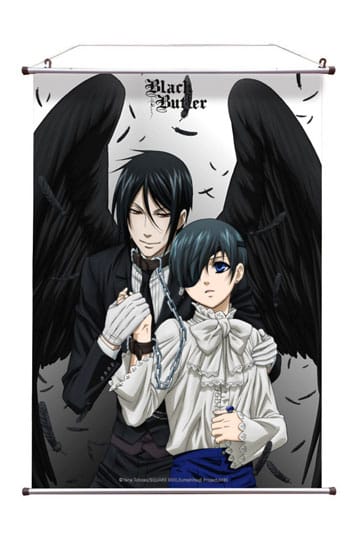 Black Butler Wallscroll Black Wings 60 x 90 cm