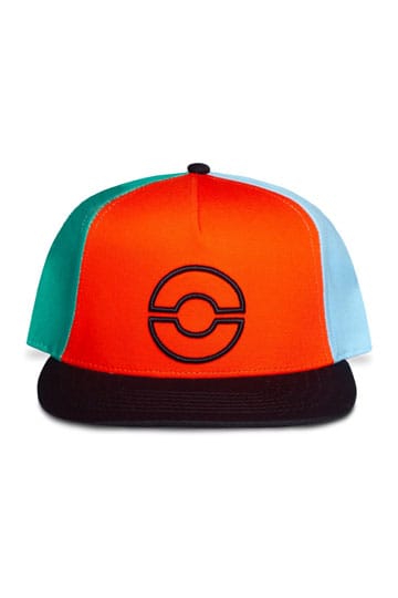 Casquette plate rouge snapback pour enfant Pikachu Pokémon Difuzed