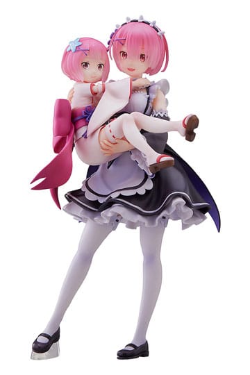 [New] S-FIRE Re:Zero Rem & Childhood Rem 1/7 Figure Japan