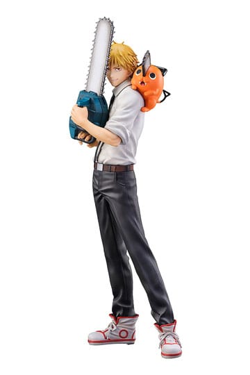 Estatua Action Figure Anime Chainsaw Man - Estatua Denji PVC 28cm Pronta  entrega