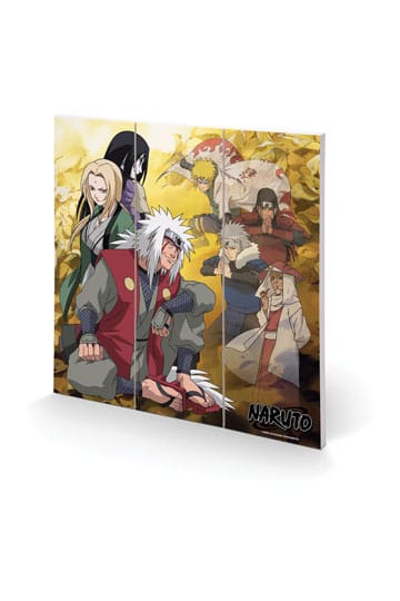 Naruto Wooden Wall Art Fallen Leaves And Fallen Comrades