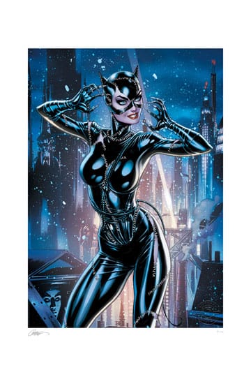 ungerahmt Comics DC Batman - Kunstdruck 61 Anniversary: x 46 Catwoman cm Returns 80th