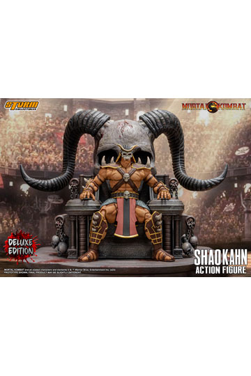 Shao kahn sin mascara  Mortal kombat art, Mortal kombat, Statue