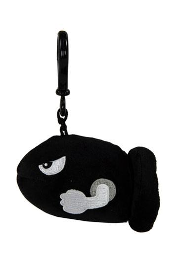 Mario Kart Mocchi Mocchi Clip On Plush Hanger Bullet Bill 10 Cm