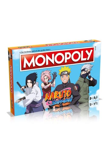 Monopoly jeu de plateau Naruto Shippuden *ALLEMAND*