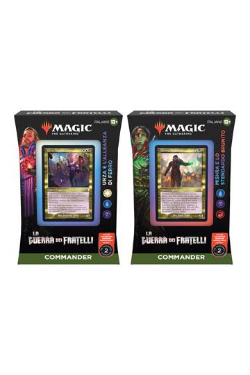 Magic the Gathering La Guerra dei Fratelli présentoir decks Commander (4)  *ITALIEN*