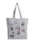 Harry Potter Tote Bag Platform 9 3/4 Embroidered Velvet