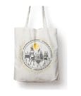 Harry Potter Tote Bag Hogwarts Castle Cotton