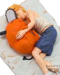 Banpresto - Chainsaw Man - Break Time Collection Vol. 4 - Denji &amp; Pochita (5 cm) - Chainsaw Man anime figure
