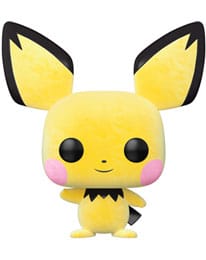 Funko Pop! Games 579 - Pokemon - Pichu (EMEA) (223) Flocked - Pokémon anime figure