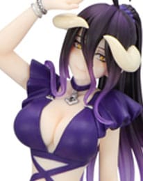 Furyu - Overlord - Noodle Stopper - Albedo (Swimsuit Dark Purple Color Ver.) 16cm - Overlord anime figure