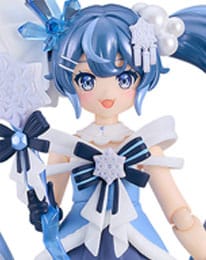 Good Smile Company - Hatsune Miku - Snow Miku - figma - Crystal Snow Ver. 669 (13 cm) - Hatsune Miku anime figure