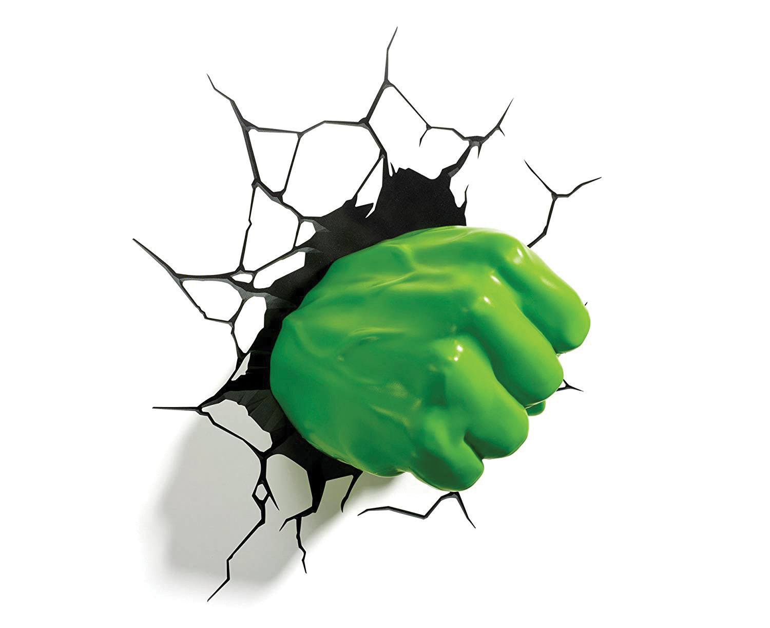 Marvel: Hulk knytnæve 3D væglampe