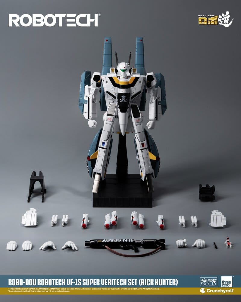 Robotech Robo-Dou Action Figure VF-1S Super Veritech Set (Rick Hunter) 20 cm [1]