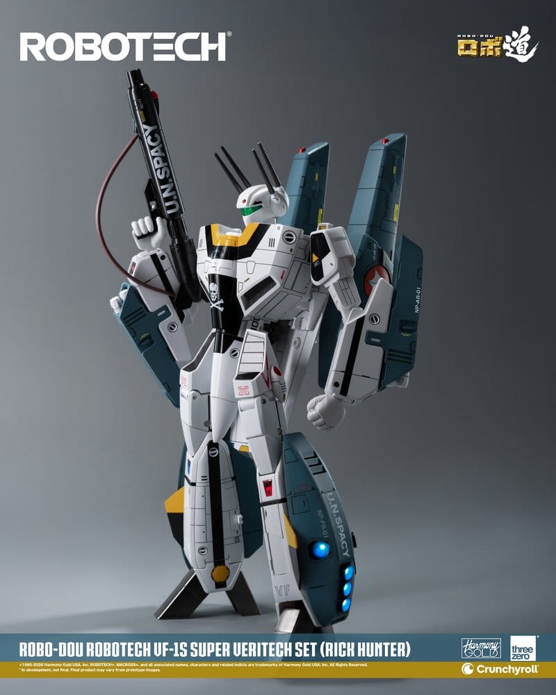 Robotech Robo-Dou Action Figure VF-1S Super Veritech Set (Rick Hunter) 20 cm [2]