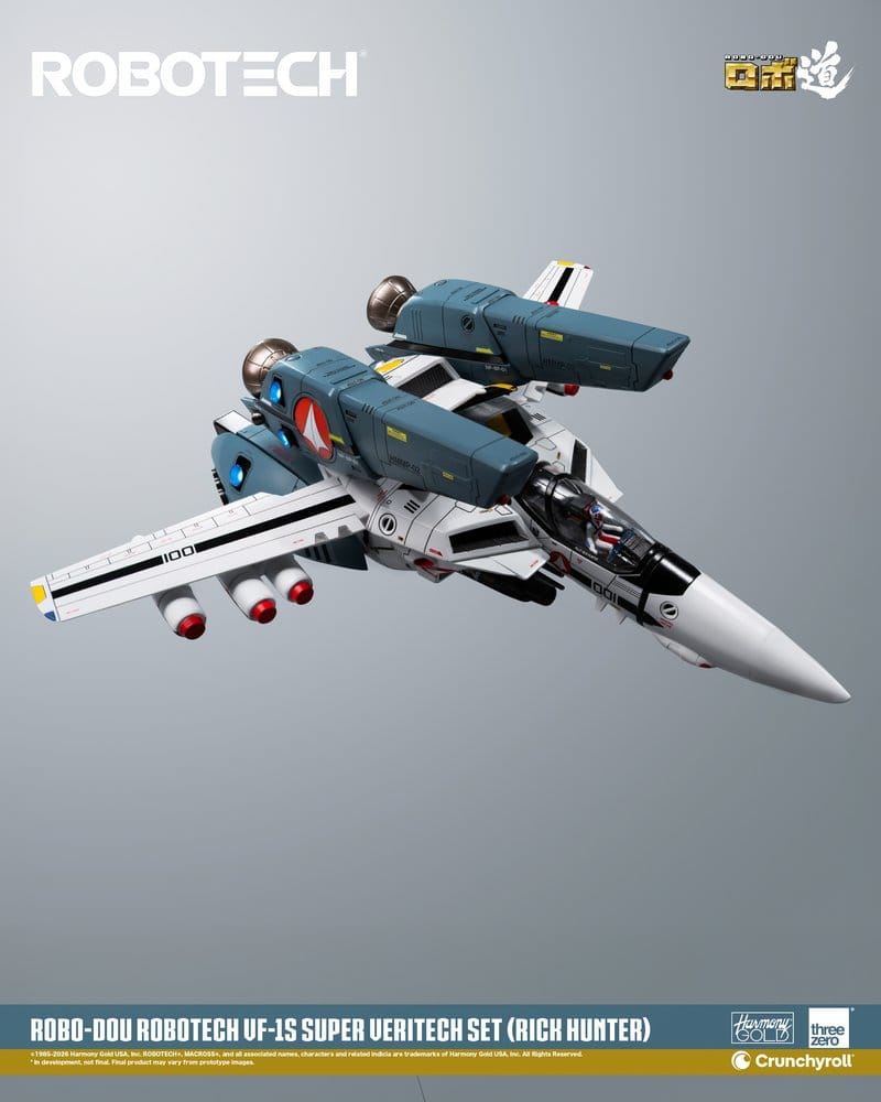 Robotech Robo-Dou Action Figure VF-1S Super Veritech Set (Rick Hunter) 20 cm [6]