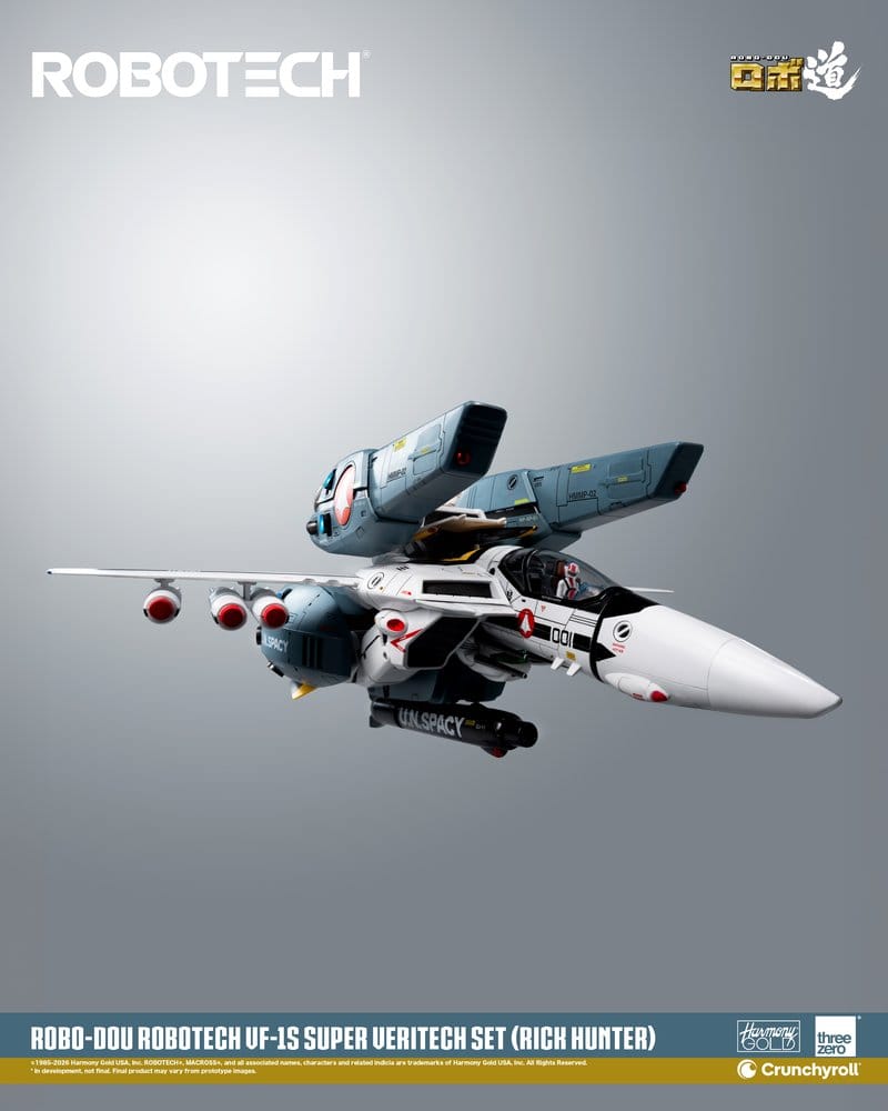 Robotech Robo-Dou Action Figure VF-1S Super Veritech Set (Rick Hunter) 20 cm [8]