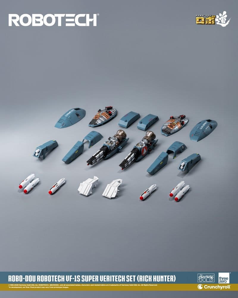 Robotech Robo-Dou Action Figure VF-1S Super Veritech Set (Rick Hunter) 20 cm [15]