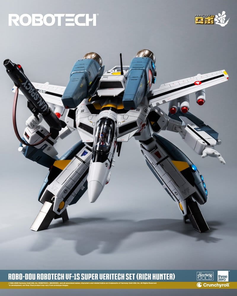 Robotech Robo-Dou Action Figure VF-1S Super Veritech Set (Rick Hunter) 20 cm [22]