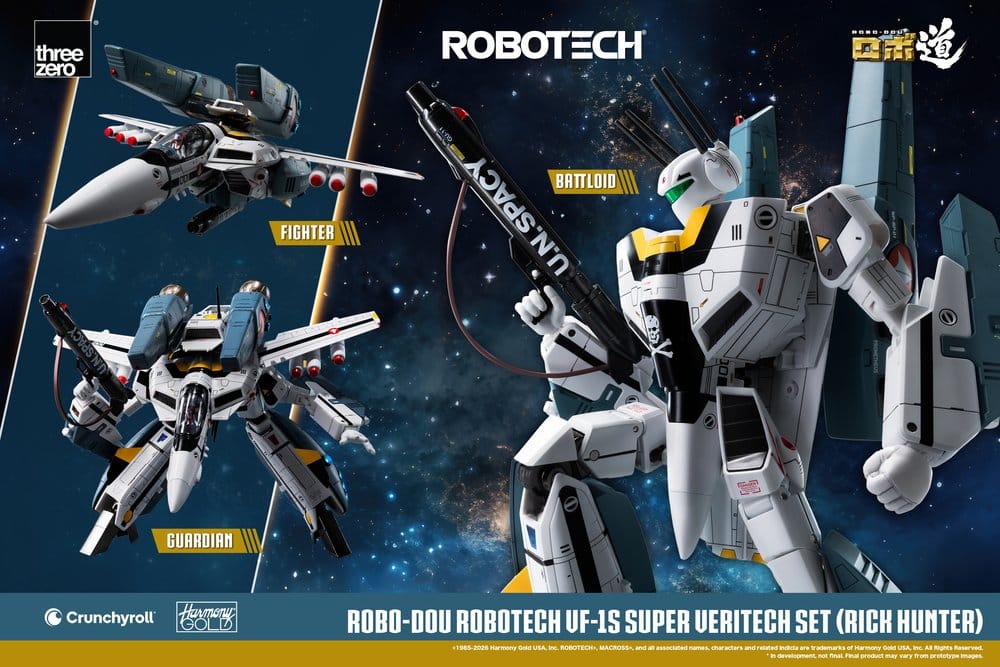 Robotech Robo-Dou Action Figure VF-1S Super Veritech Set (Rick Hunter) 20 cm [23]