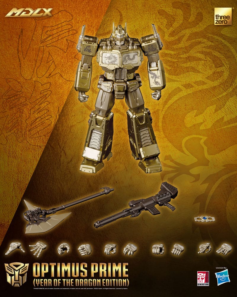 Transformers MDLX Action Figure Optimus Prime (Year of the Dragon Edition) 18 cm