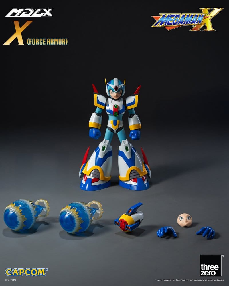 PRECOMENZI - Mega Man X MDLX Action Figure Rockman / Mega Man Force Armor 12 cm