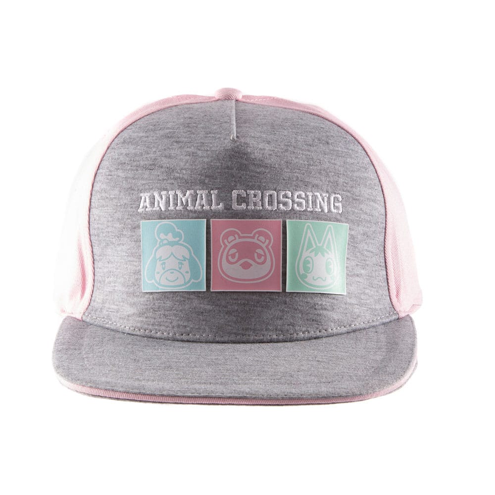 Animal Crossing Snapback Kasket - Pastel Squares