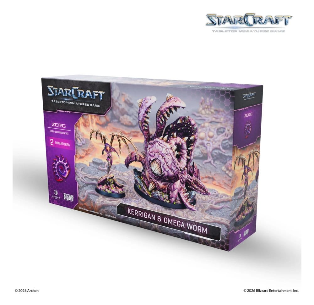StarCraft TMG Hero Expansion Set Zerg: Kerrigan & Omega Worm