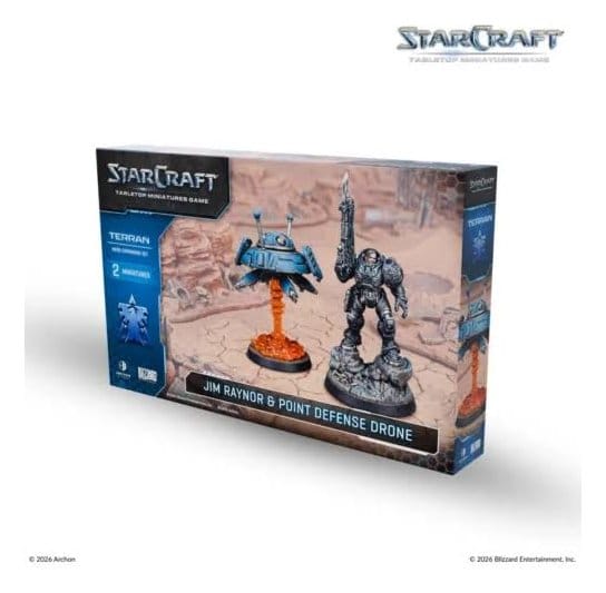 StarCraft TMG Hero Expansion Set Terran: Jim Raynor & Point Defense Drone