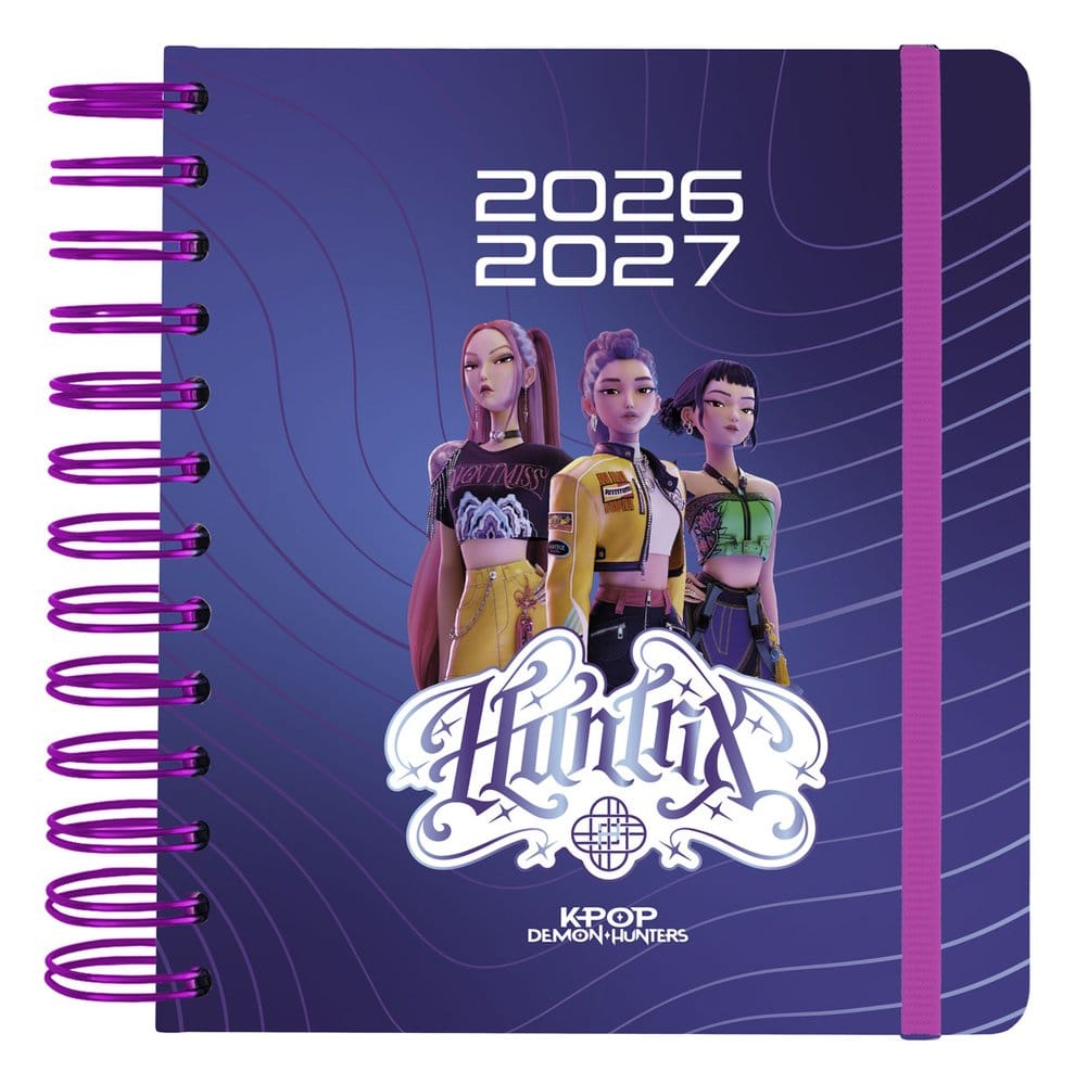 PRECOMENZI - KPop Demon Hunters School Diary daily planner 2026/2027 A5