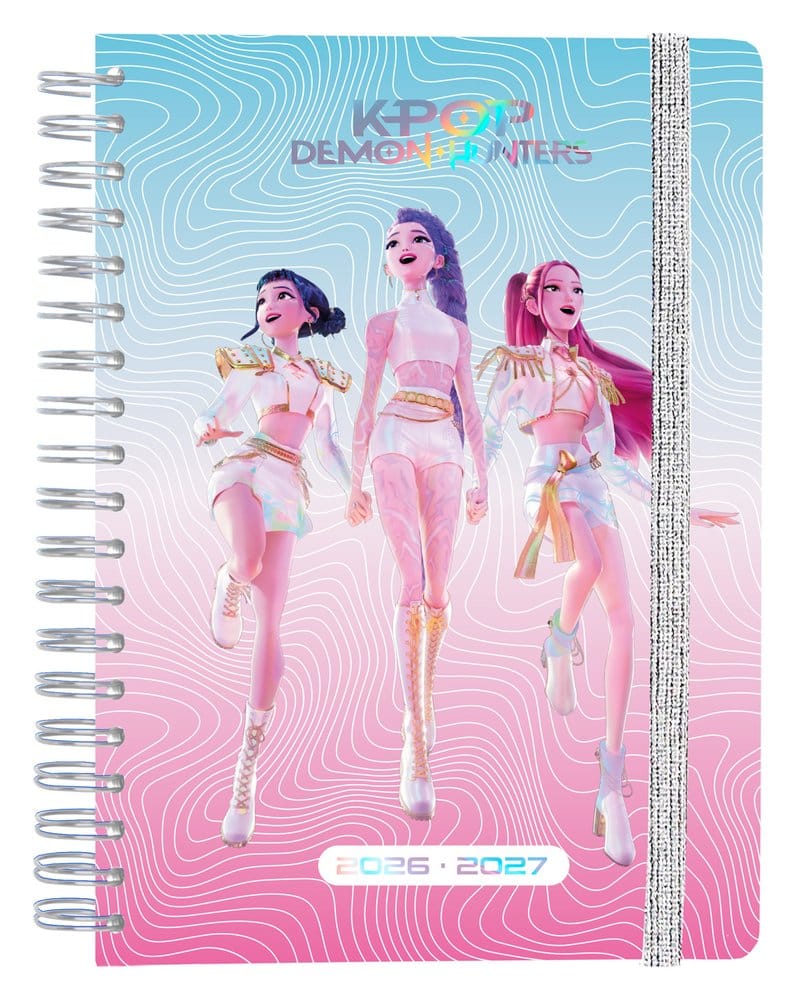 PRECOMENZI - KPop Demon Hunters School Diary weekly planner 2026/2027 A5