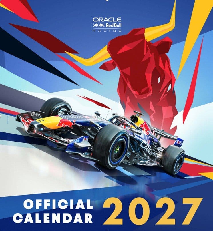 Oracle Red Bull Racing Official Calendar 2027 30 x 30 cm