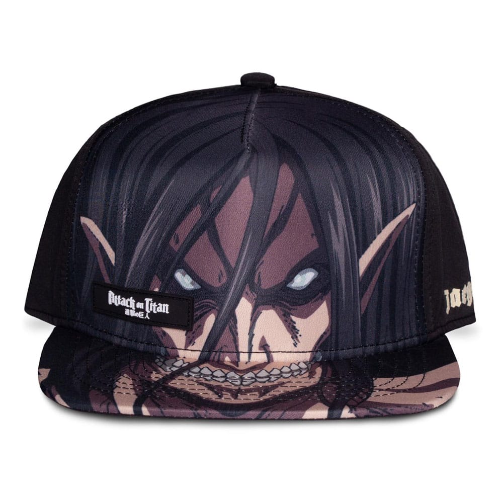 Attack on Titan Snapback Kasket - Eren Jaeger Titan