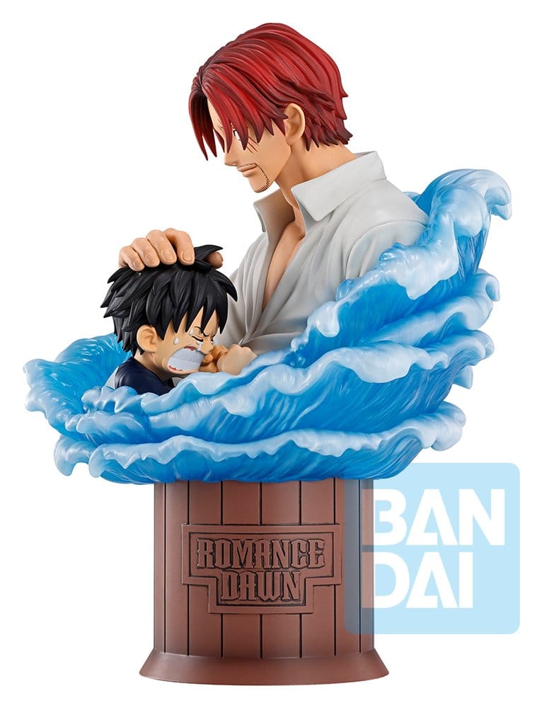One Piece Ichibansho PVC Figure Shanks & Luffy (Red Hair Pirates) 15 cm