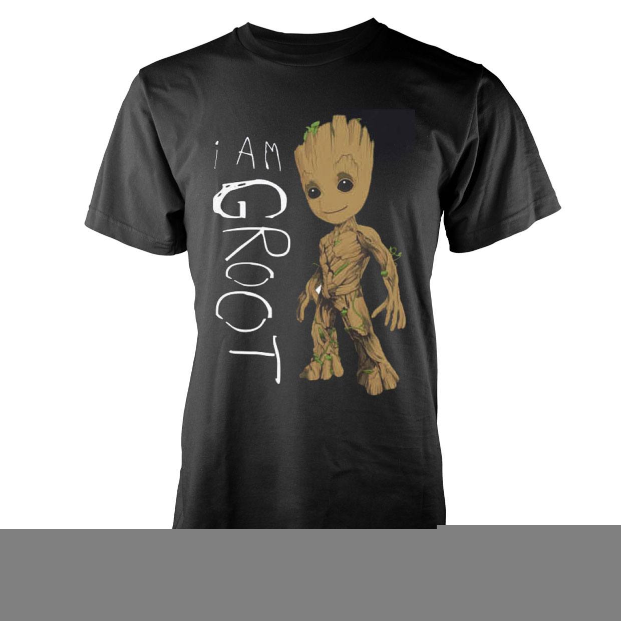 Camiseta I AM GROOT Color Negro