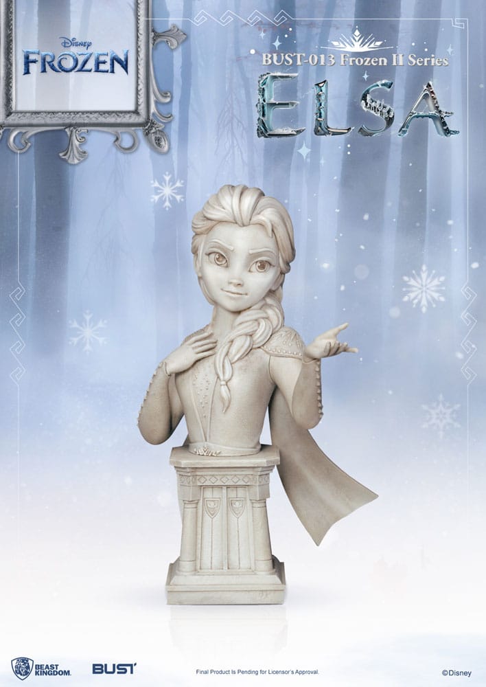 Frozen II Series PVC Bust Elsa 16 cm