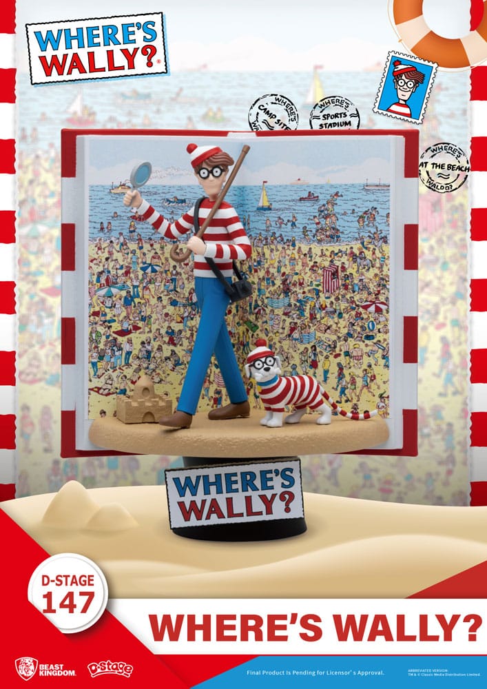 Where's Wally D-Stage PVC Diorama Where's Wally 13 cm
