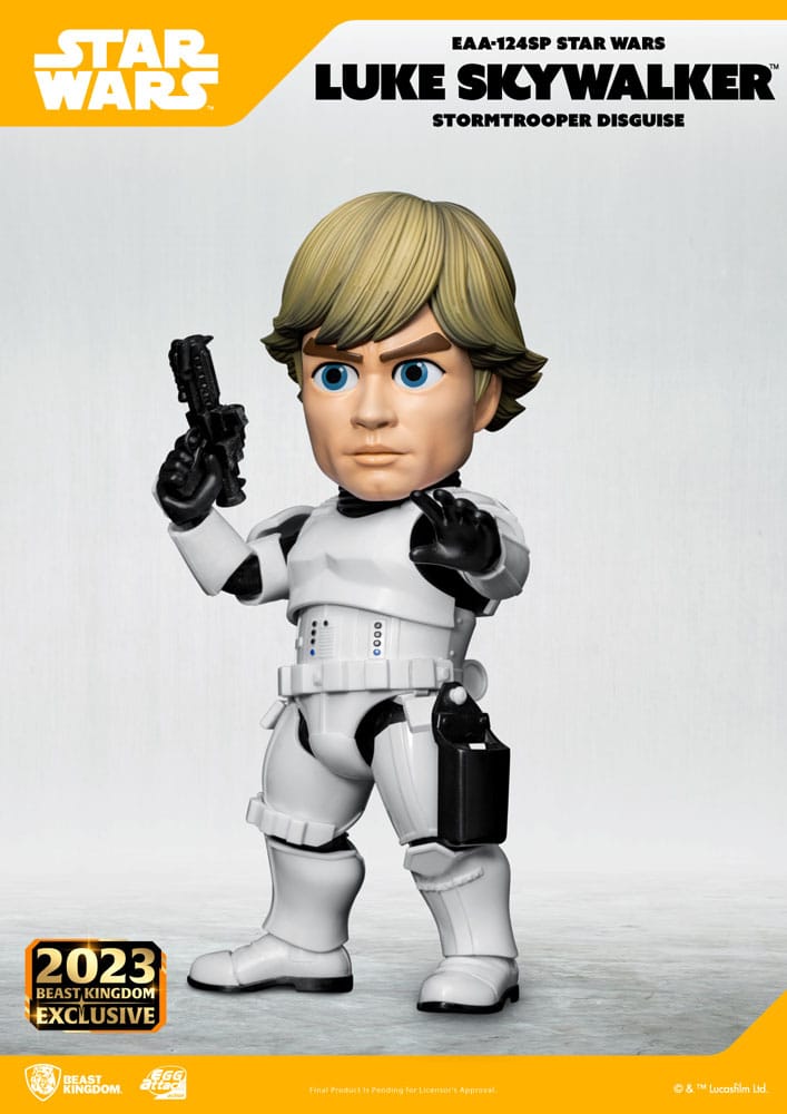 Beast Kingdom Star Wars Egg Attack Statue Luke Skywalker / Stormtrooper Disguise - Picture 1 of 1