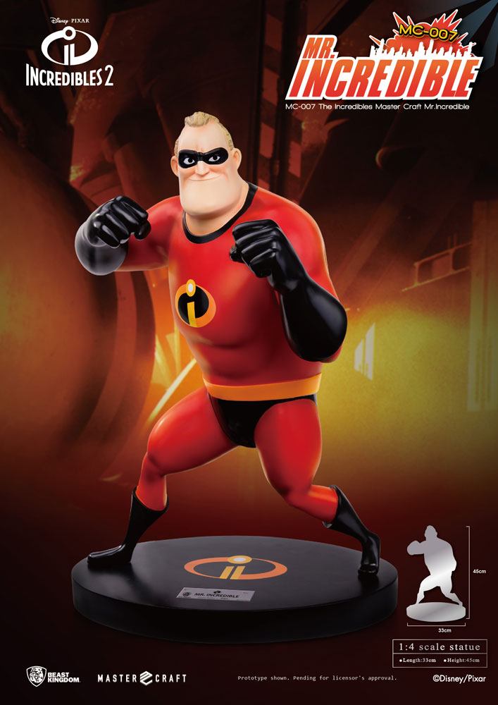 Mr. Incredible The Incredibles 2 Master Craft 1/4 Statue by Beast Kingdom Toys