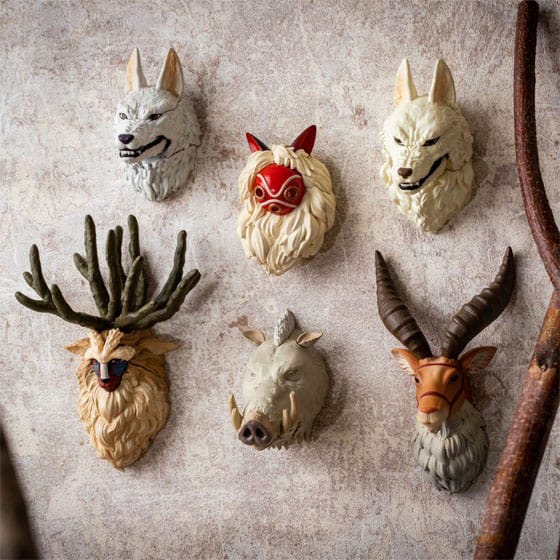 Princess Mononoke Fridge Magnets Character 6 cm