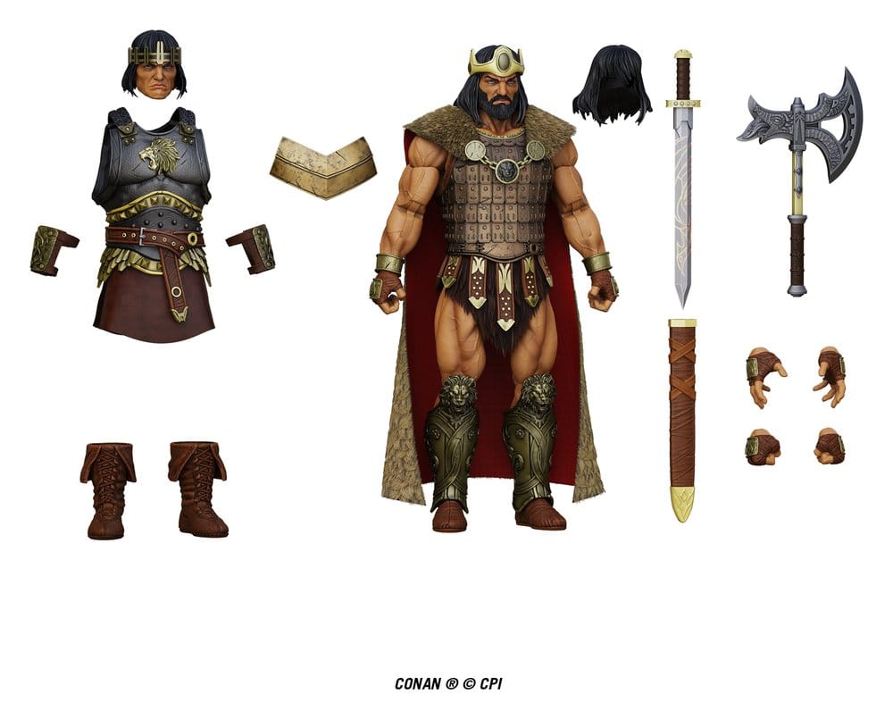 Conan Epic H.A.C.K.S. Action Figure 1/12 King Conan: Ruler of Aquilonia [4]