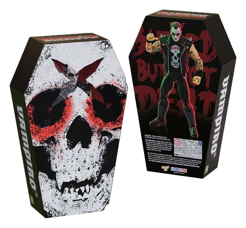 Legends of Lucha Libre Fanaticos Action Figure Vampiro Coffin Box Resurrected 15 cm [10]