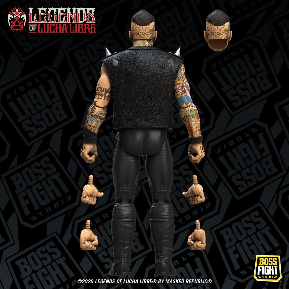 Legends of Lucha Libre Fanaticos Action Figure Vampiro Coffin Box Resurrected 15 cm [4]