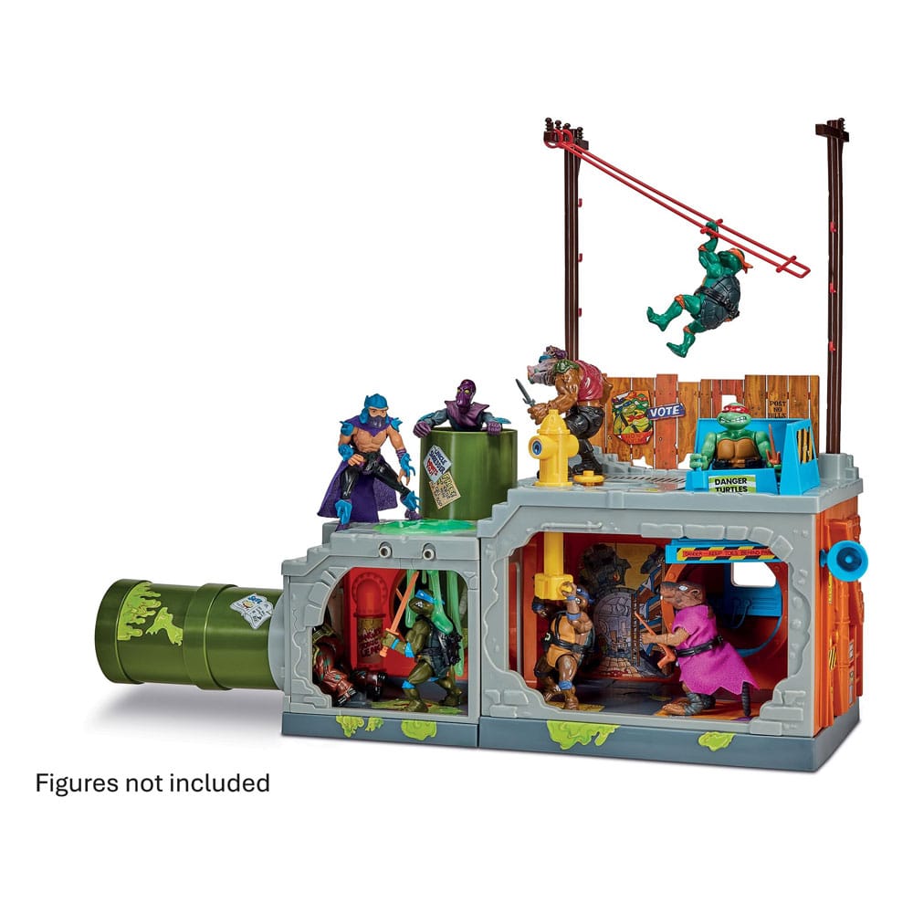 Teenage Mutant Ninja Turtles Building Secret Sewer Lid Playset Mutant Module heo EU Exclusive 30 cm afbeelding