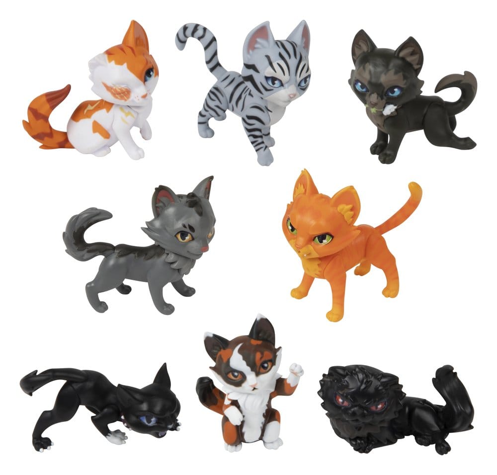 Warrior Cats Mini Figures Blind Box Mystery Figures Series 1 6 cm Display (12) 