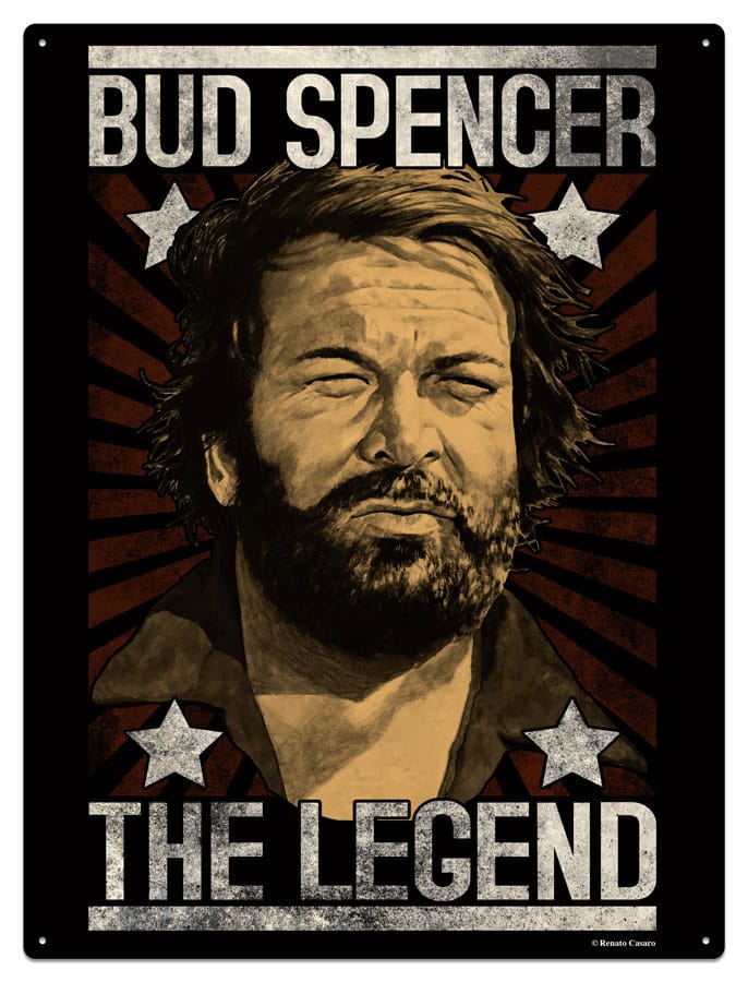 Bud Spencer & Terence Hill Tin Sign Blue Sky 20 x 30 cm