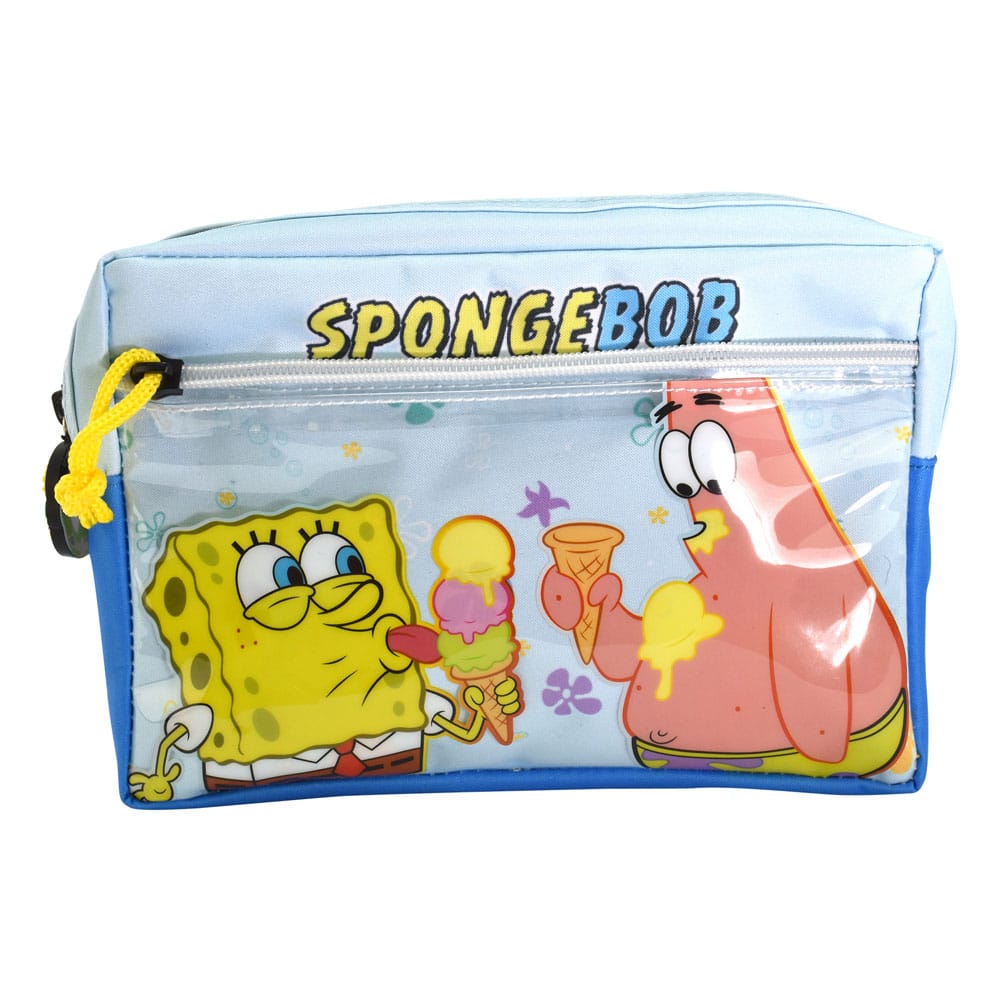 SpongeBob Multi Pocket Pencil Case Icons Case (6)