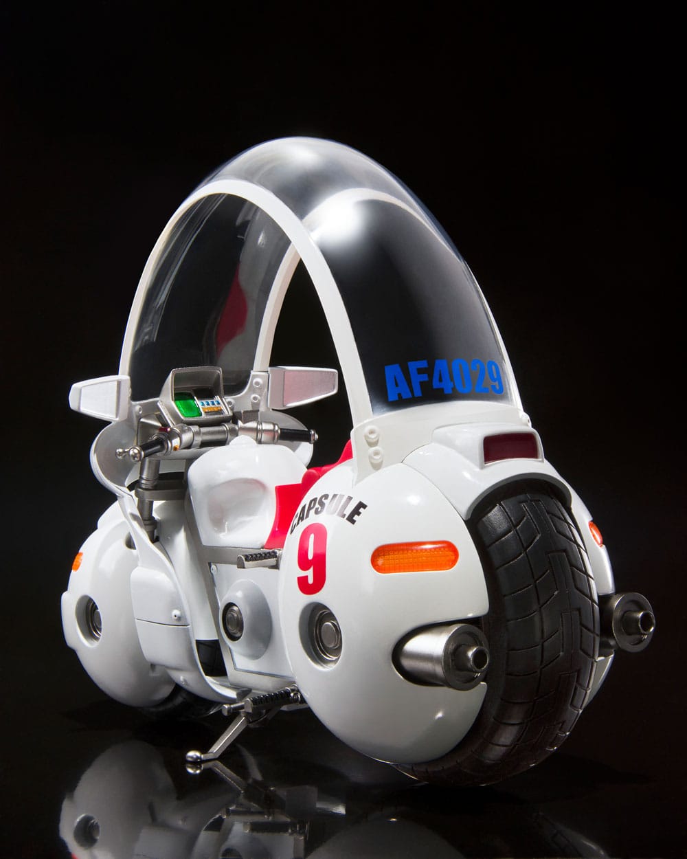 Dragon Ball S.H. Figuarts Vehicle with Figure Bulma's Motorcycle Hoipoi Capsule No. 9 17 cm