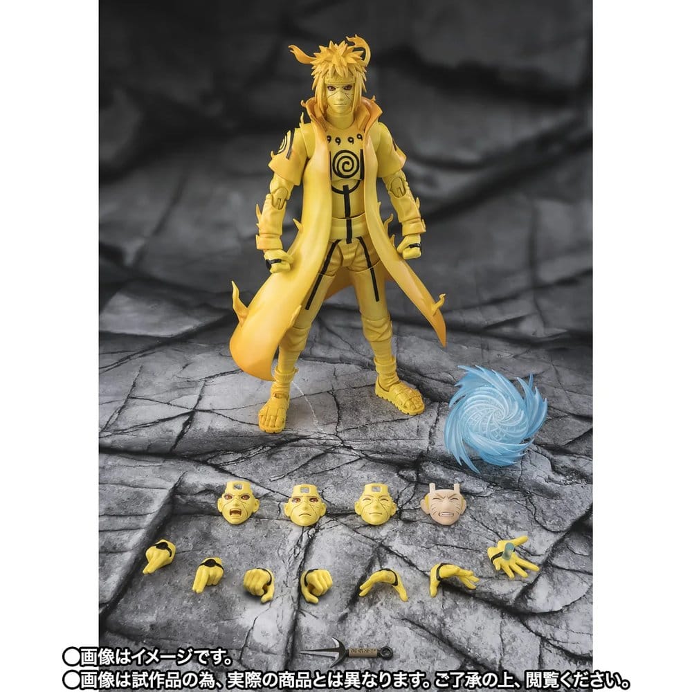 PRECOMENZI - Naruto S.H.Figuarts Action Figure Minato Namikaze (Kurama Link Mode) -Bond of Light That Shatters Darkness- 15 cm